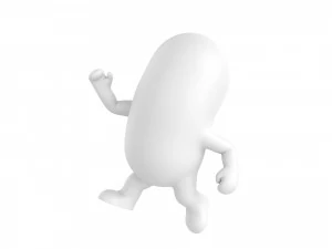 rigged capsule man 3D Model