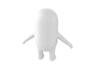 rigged capsule man 3D Model