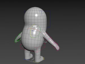 rigged capsule man 3D Model