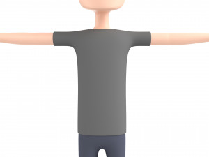 cartoonman030 man 3D-Modell