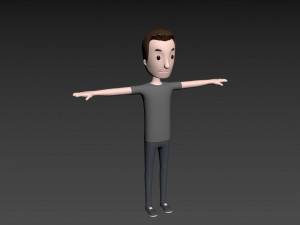 cartoonman030 man 3D-Modell
