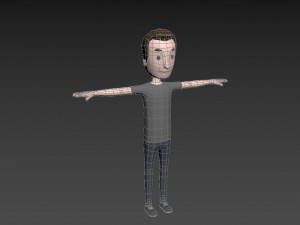 cartoonman030 man 3D-Modell
