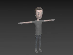 Cartoonman030 남자 3D 모델