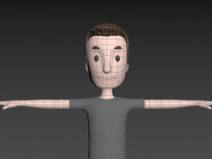 cartoonman030 man 3D-Modell