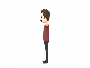 cartoonman031 man Model 3D