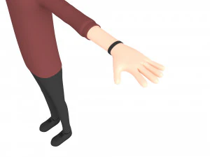 rysunkowyman031 mężczyzna Model 3D