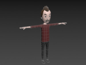 cartoonman031 man Model 3D