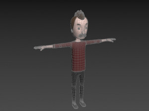 cartoonman031 man Model 3D