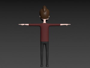 cartoonman031 man Model 3D