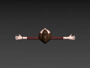 rysunkowyman031 mężczyzna Model 3D