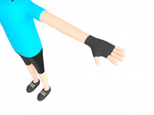 cartoonman032 cyclist 3D 模型