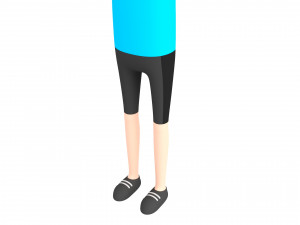 cartoonman032 cyclist 3D 模型