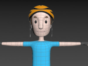 cartoonman032 cyclist 3D 模型