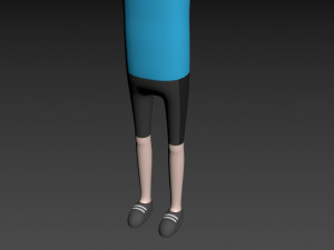 cartoonman032 cyclist 3D 模型