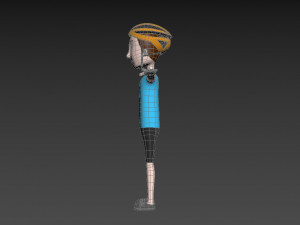 cartoonman032 cyclist 3D 模型