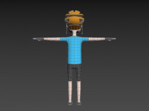 cartoonman032 cyclist 3D 模型