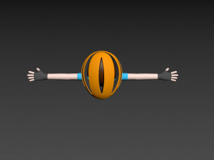 cartoonman032 cyclist 3D 模型
