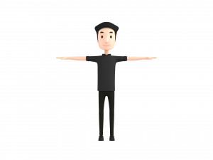 cartoonman033 chef Model 3D