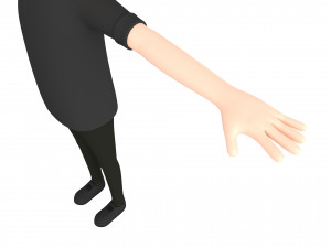 cartoonman033 chef Model 3D