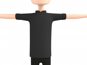 cartoonman033 chef Model 3D