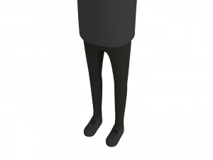 dessin anim&eacute;man033 chef Modèle 3D