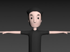 cartoonman033 chef Model 3D