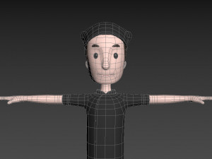 cartoonman033 chef Model 3D
