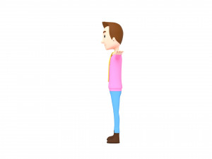 cartoonman034 man Modelo 3D