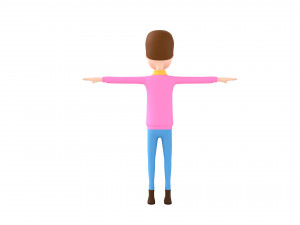 cartoonman034 man Modelo 3D