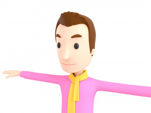 cartoonman034 man Modelo 3D