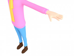 cartoonman034 man Modelo 3D