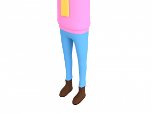 cartoonman034 man Modelo 3D