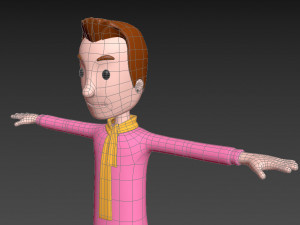 cartoonman034 man Modelo 3D