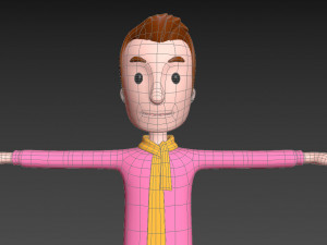 cartoonman034 man Modelo 3D