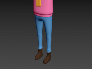cartoonman034 man Modelo 3D