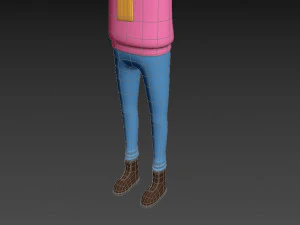 Cartoonman034 남자 3D 모델