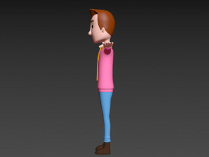 cartoonman034 man Modelo 3D