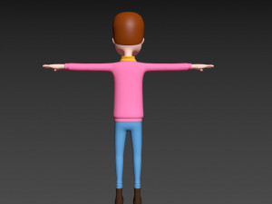 cartoonman034 man Modelo 3D