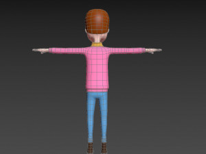 cartoonman034 man Modelo 3D