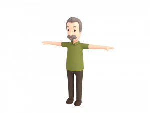 卡通人035 奥德曼 3D 模型