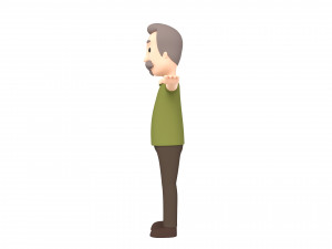 cartoonman035 oldman 3D Model