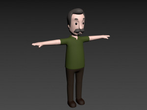 cartoonman035 oldman 3D Model