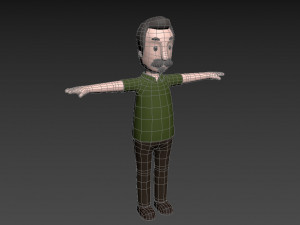 cartoonman035 oldman 3D Model