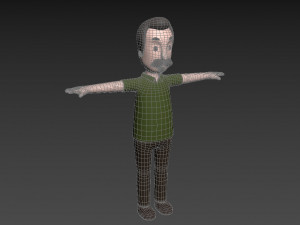 cartoonman035 oldman 3D Model