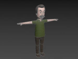 cartoonman035 oldman 3D Model