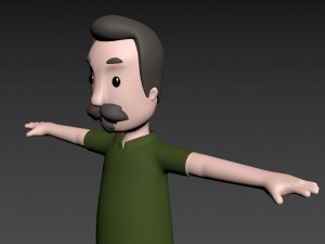 cartoonman035 oldman 3D Model
