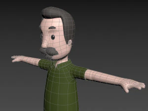 cartoonman035 oldman 3D Model