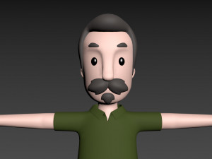 cartoonman035 oldman 3D Model