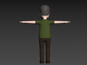 cartoonman035 oldman 3D Model