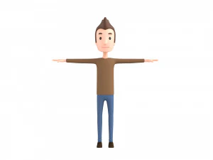 cartoonman036 man 3D Model